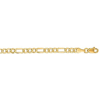 Karat Rush 10k Heart Figaro Chain Necklace