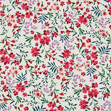 Draper James Field Flowers Scallop Edge Comfort Kitchen Mat