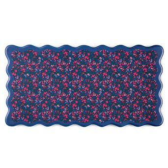 Draper James Field Flowers Scallop Edge Comfort Kitchen Mat