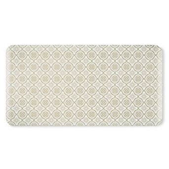 Draper James Allover Geo Floral Bistro Bevel Edge Kitchen Mat