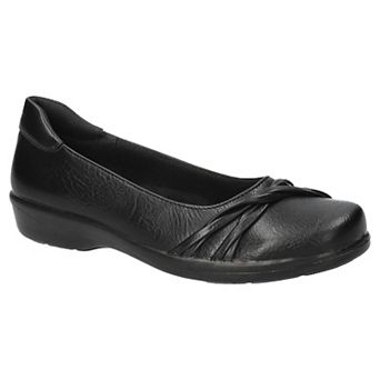 Easy Street Paulie Women's Slip-On Flats with Bow Accent
