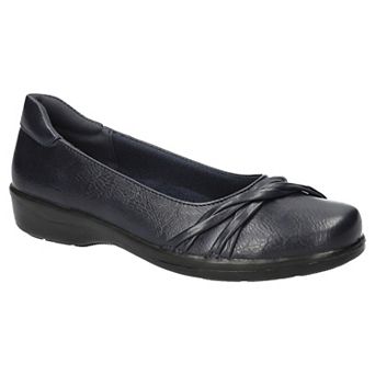 Easy Street Paulie Women's Slip-On Flats with Bow Accent