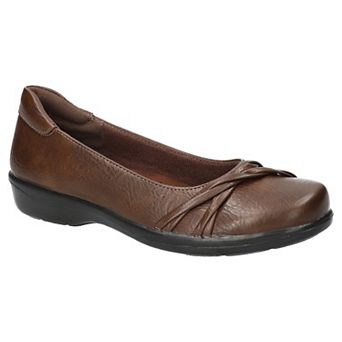 Easy Street Paulie Women's Slip-On Flats with Bow Accent