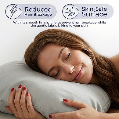 American Soft Linen 100% Cotton Sateen 2-piece Pillowcase Set