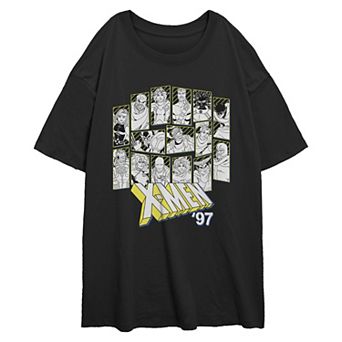 Juniors' Marvel X-Men '97 Characters Oversized Graphic Tee