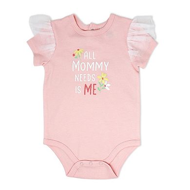 Baby Girls 3 Piece All Mommy Needs is Me Tulle Leggings Set