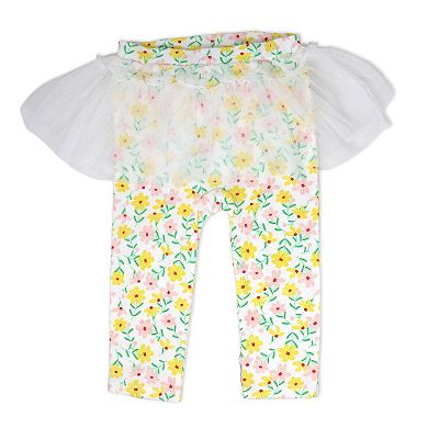 Baby Girls 3 Piece All Mommy Needs is Me Tulle Leggings Set