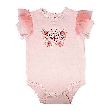 Baby Girls 3 Piece Butterfly Tulle Leggings Set