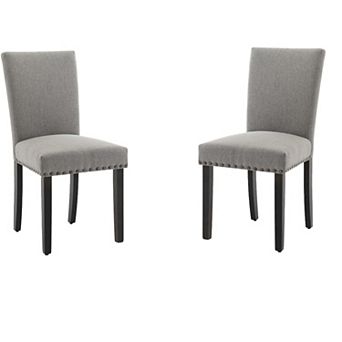 Dining Chairs Set of 2,Fabric Upholstered Parson Dining Chairs with Padded,Modern Kitchen Chairs