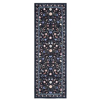 GlowSol Machine Washable Area Rug for Living Room Non Slip Pastoral Farmhouse Rug for Living Spaces