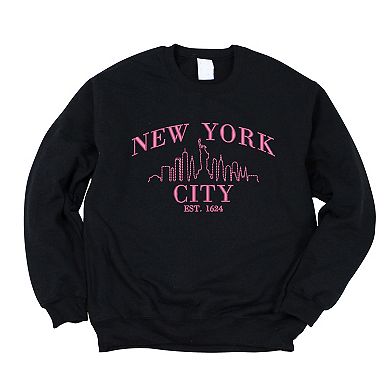 Embroidered New York City Sweatshirt