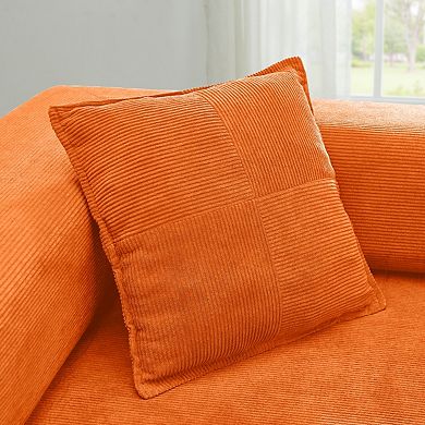 Merax Modular Sectional Sofa with L-Shape Chaise, Boneless Cloud Couch with Deep Seat