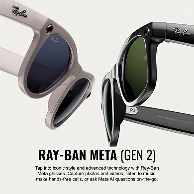Ray-Ban Meta RW4012 Wayfarer L (Gen 2) Square AI Sunglasses