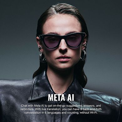 Ray-Ban Meta RW4012 Wayfarer L (Gen 2) Square AI Sunglasses
