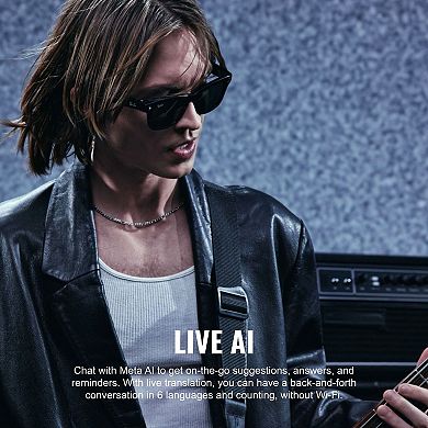 Ray-Ban Meta RW4012 Wayfarer L (Gen 2) Square AI Sunglasses