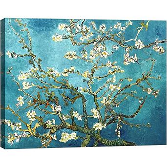 Van Gogh Almond Blossom Canvas Wall Art Floral Oil Painting Print Decor