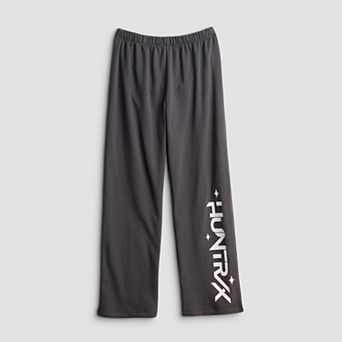 Girls 6-16 K-Pop Demon Hunters Huntrix Wide Leg Fleece Pants