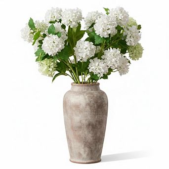 Ceramic Flower Vase Decorative Pottery for Home Table Living Room Entryway Bedroom Bathroom Kitchen