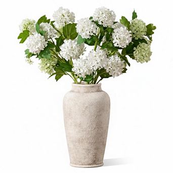 Ceramic Flower Vase Decorative Pottery for Home Table Living Room Entryway Bedroom Bathroom Kitchen