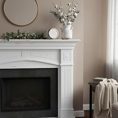 Ceramic Rustic Farmhouse Vase Distressed Decorative Flower Home Decor Shelf Boho Living Room Bedroom