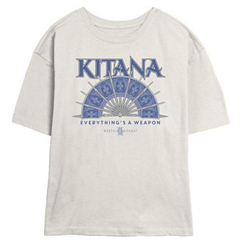 Juniors' Mortal Kombat 2 Movie Kitana Skimmer Graphic Tee