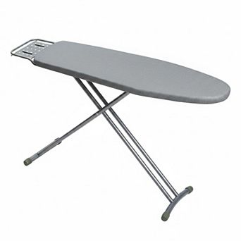 Full Size Ironing Board Heavy Duty Height Adjustable w/ Iron Rest Heat Resistant Cover Thick Padding