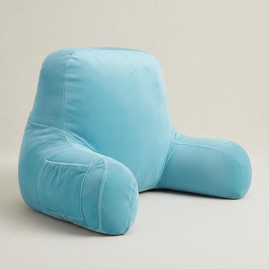 Reading Bed Rest Pillow Shredded Memory Foam Large Lounge Cushion Adult Backrest Arms Comfy Support