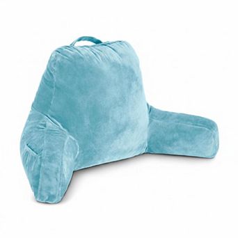 Reading Bed Rest Pillow Shredded Memory Foam Large Lounge Cushion Adult Backrest Arms Comfy Support