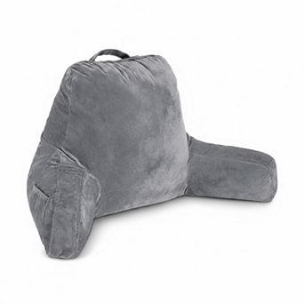 Reading Bed Rest Pillow Shredded Memory Foam Large Lounge Cushion Adult Backrest Arms Comfy Support