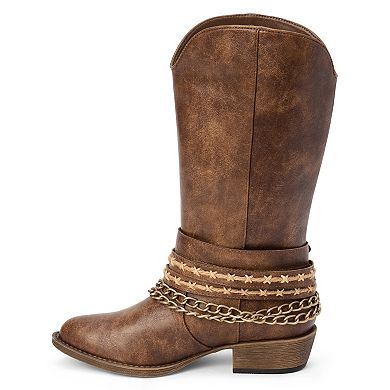 Coconuts by Matisse Billy Women's Ankle Boots with Chain Detail