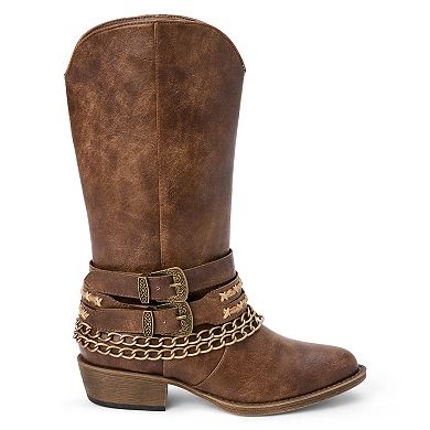 Coconuts by Matisse Billy Women's Ankle Boots with Chain Detail