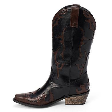 Coconuts by Matisse Wylie Women's Leather Western Boots