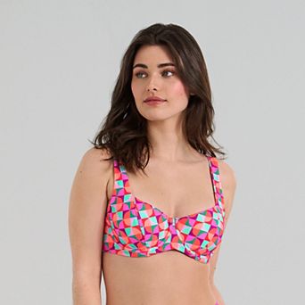 Women's Freshwater Underwire Wide Straps Bikini Swim Top