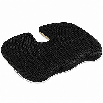 Air Fiber Seat Cushion Breathable U-Shape Washable Support for Office Chair Driving Gaming