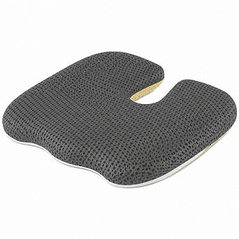 Air Fiber Seat Cushion Breathable U-Shape Washable Support for Office Chair Driving Gaming