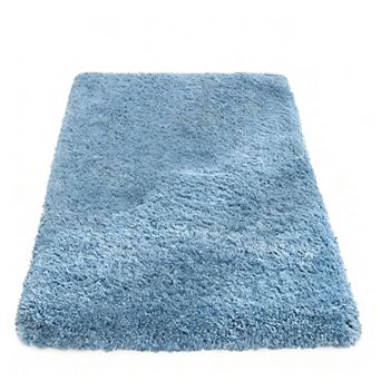 Bathroom carpet non-slip plush small bathroom mat highly absorbent super soft fluffy floor