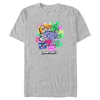 Big & Tall Minecraft Create Explore Survive Graphic Tee