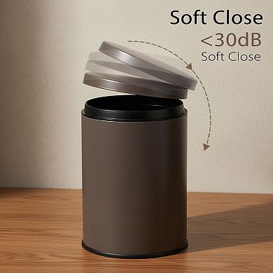 2 Gallon Automatic Motion Sensor Trash Can IPX5 Waterproof Slim Plastic for Bathroom Bedroom Office