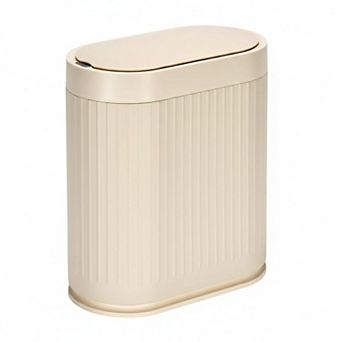 2 Gallon Automatic Motion Sensor Trash Can IPX5 Waterproof Slim Plastic for Bathroom Bedroom Office