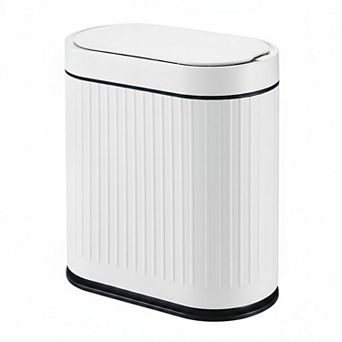 2 Gallon Automatic Motion Sensor Trash Can IPX5 Waterproof Slim Plastic for Bathroom Bedroom Office