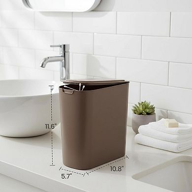Automatic Motion Sensor Trash Can Slim Touchless Infrared Sensing Countdown Light Sealing Fix Ring