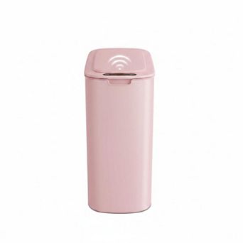Automatic Motion Sensor Trash Can Slim Touchless Infrared Sensing Countdown Light Sealing Fix Ring