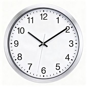 12 Inch Sealed Waterproof Indoor Outdoor Clock Thermometer Hygrometer Silent Quartz Metal Wall Clock