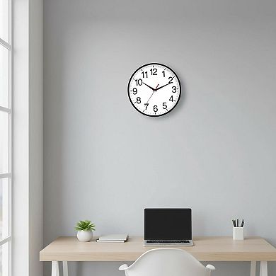 16 Inch Silent Non Ticking Wall Clock Large Numbers Modern Decorative for Home Office
