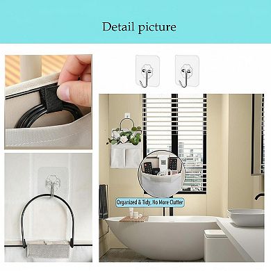 4pcs Wall Hanging Storage Organizer Bags With Pockets Multi-Scene Use