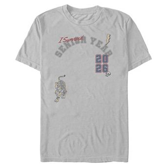 Big & Tall I Survived Senior Year 2026 Graphic Tee