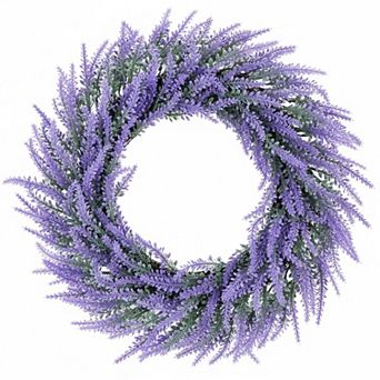 Artificial Sunflower Wreath 20 Inch Front Door Decor