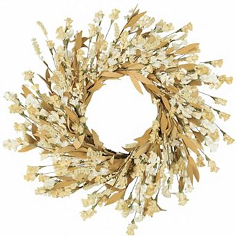 24 Inch Wreath for Front Door All Seasons Indoor Outdoor Decor