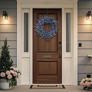 26 Large Eucalyptus Lavender Wreath All Seasons Front Door Farmhouse Wall Decor