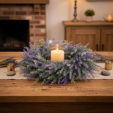 26 Large Eucalyptus Lavender Wreath All Seasons Front Door Farmhouse Wall Decor